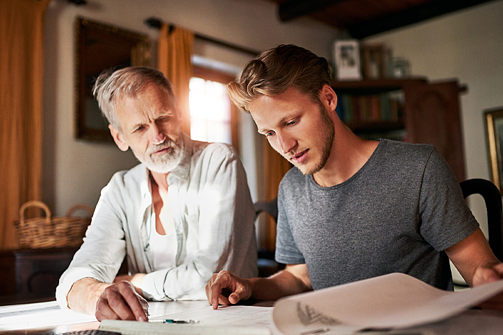 Supporting adult child